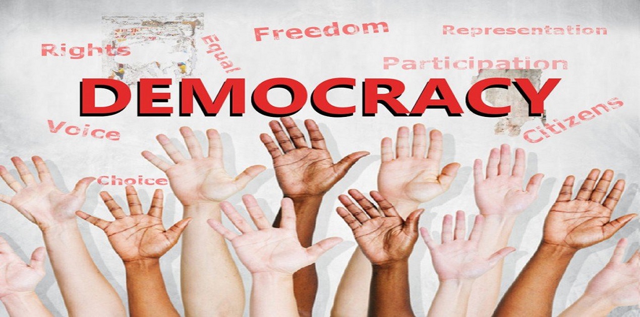 define democracy in civic education